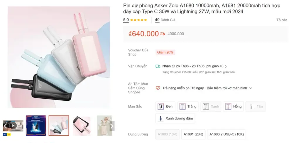 Các loại pin dự phòng nguy cơ cháy nổ có bán tại sàn thương mại ở Việt Nam - 1 Các loại pin dự phòng nguy cơ cháy nổ có bán tại sàn thương mại ở Việt Nam - 1